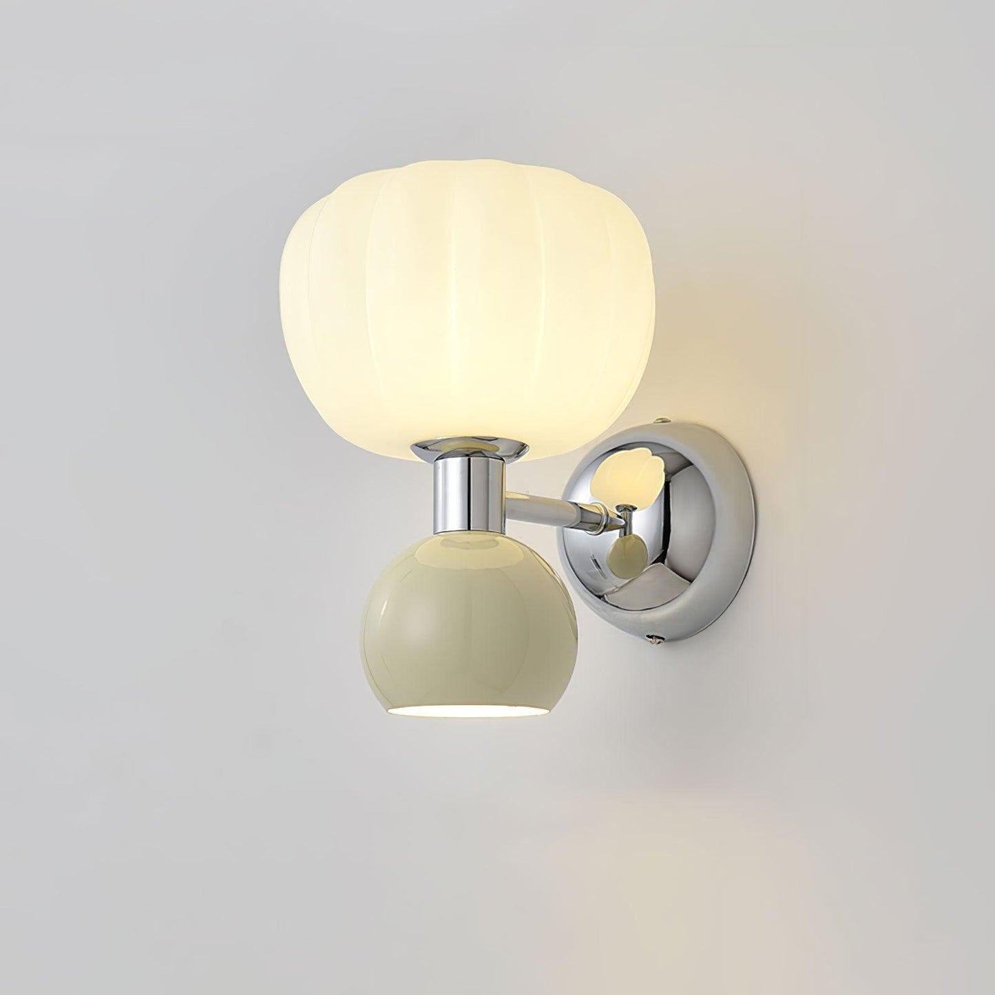 Moderno Cream Wall Sconce - Adjustable Light Direction, Energy Efficie