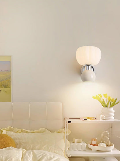 Moderno Cream Wall Sconce - Adjustable Light Direction, Energy Efficie