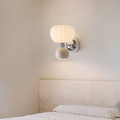 Moderno Cream Wall Sconce - Adjustable Light Direction, Energy Efficie