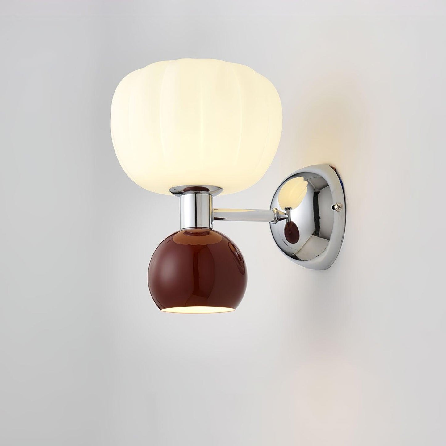 Moderno Cream Wall Sconce - Adjustable Light Direction, Energy Efficie