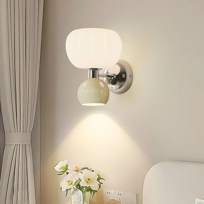 Moderno Cream Wall Sconce - Adjustable Light Direction, Energy Efficie