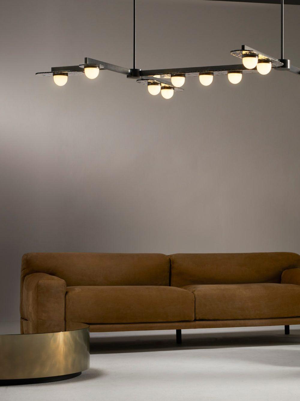 Modulo Horizontal Chandelier - Elegant Design, Adjustable Height, LED