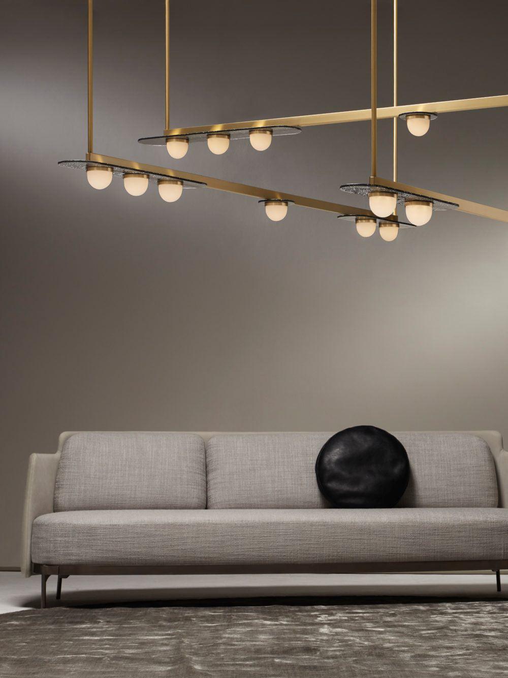 Modulo Horizontal Chandelier - Elegant Design, Adjustable Height, LED