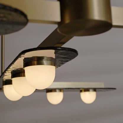 Modulo Horizontal Chandelier - Elegant Design, Adjustable Height, LED