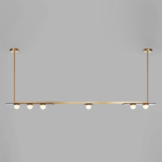 Modulo Horizontal Chandelier - Elegant Design, Adjustable Height, LED