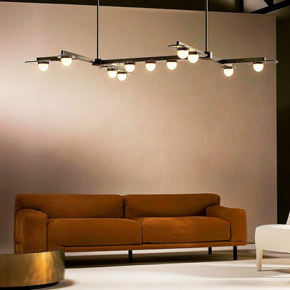 Modulo Horizontal Chandelier - Elegant Design, Adjustable Height, LED