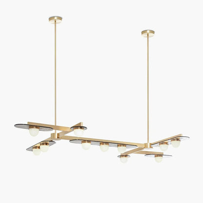 Modulo Horizontal Chandelier - Elegant Design, Adjustable Height, LED