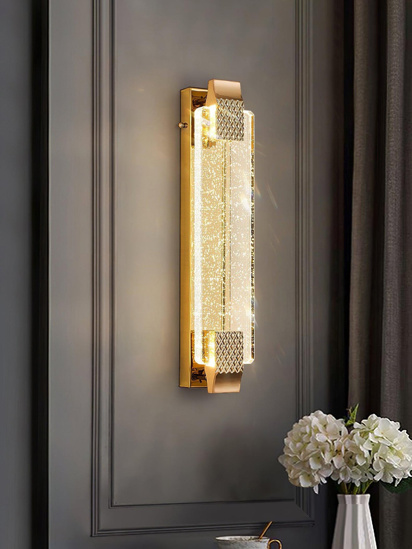 Moet Wall Sconce - Modern Design with Adjustable Brightness and LED Bu