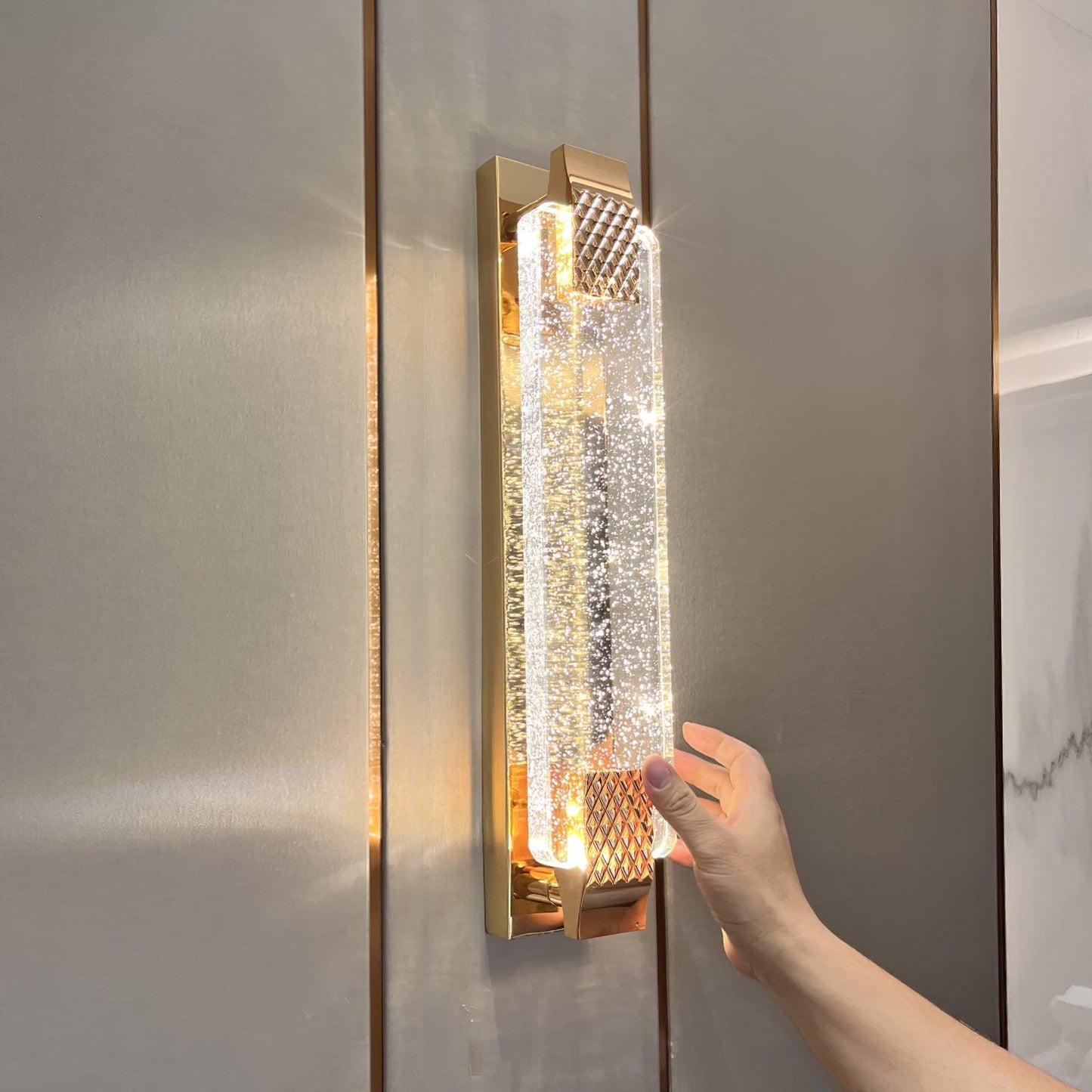 Moet Wall Sconce - Modern Design with Adjustable Brightness and LED Bu