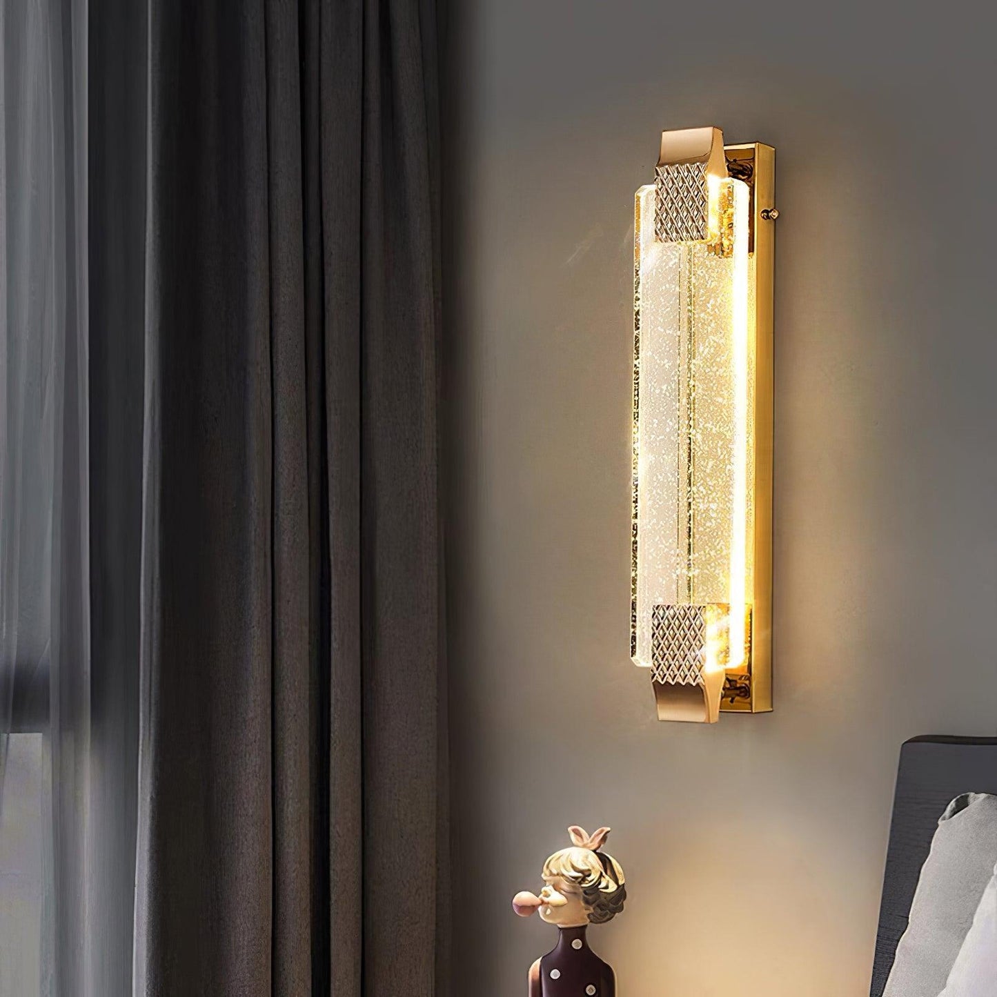 Moet Wall Sconce - Modern Design with Adjustable Brightness and LED Bu