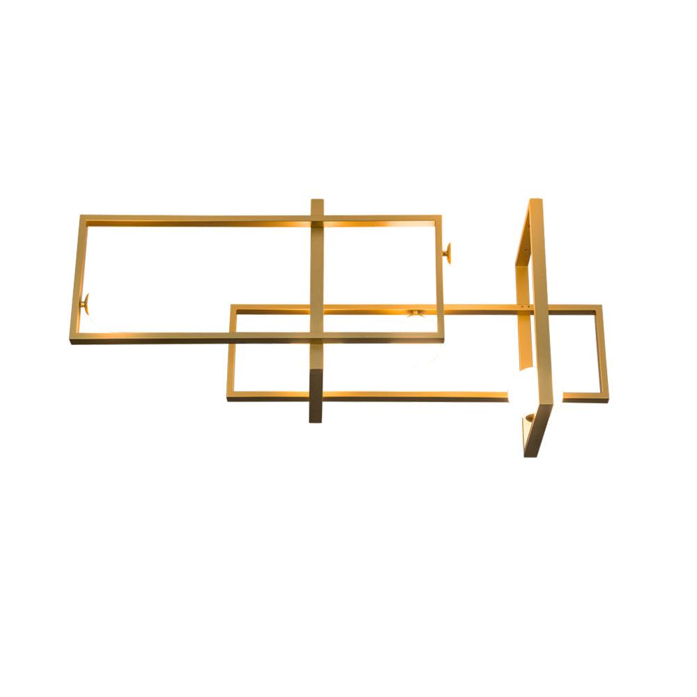 Mondrian Glass Ceiling Light - Modern Design, Adjustable Brightness