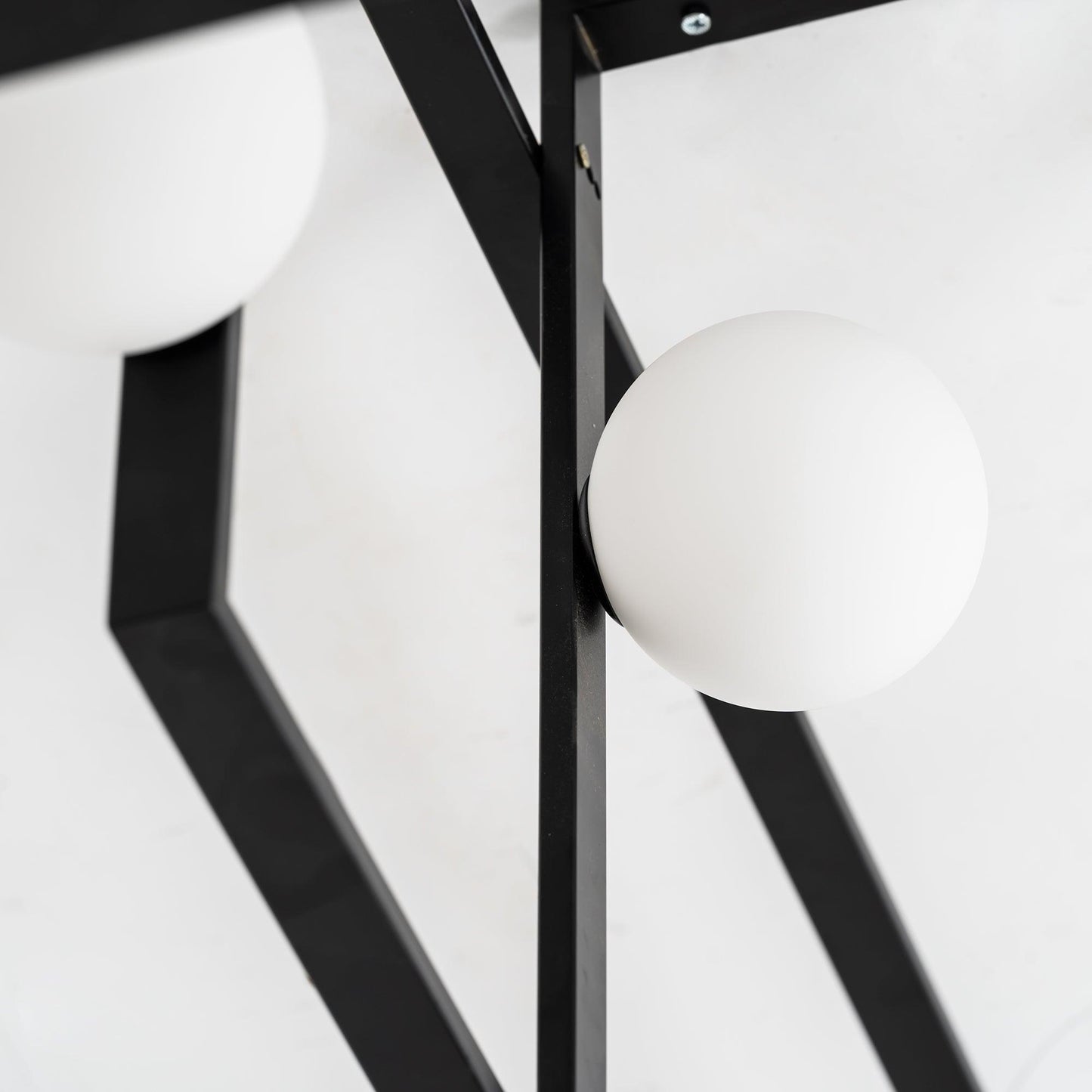 Mondrian Glass Ceiling Light - Modern Design, Adjustable Brightness