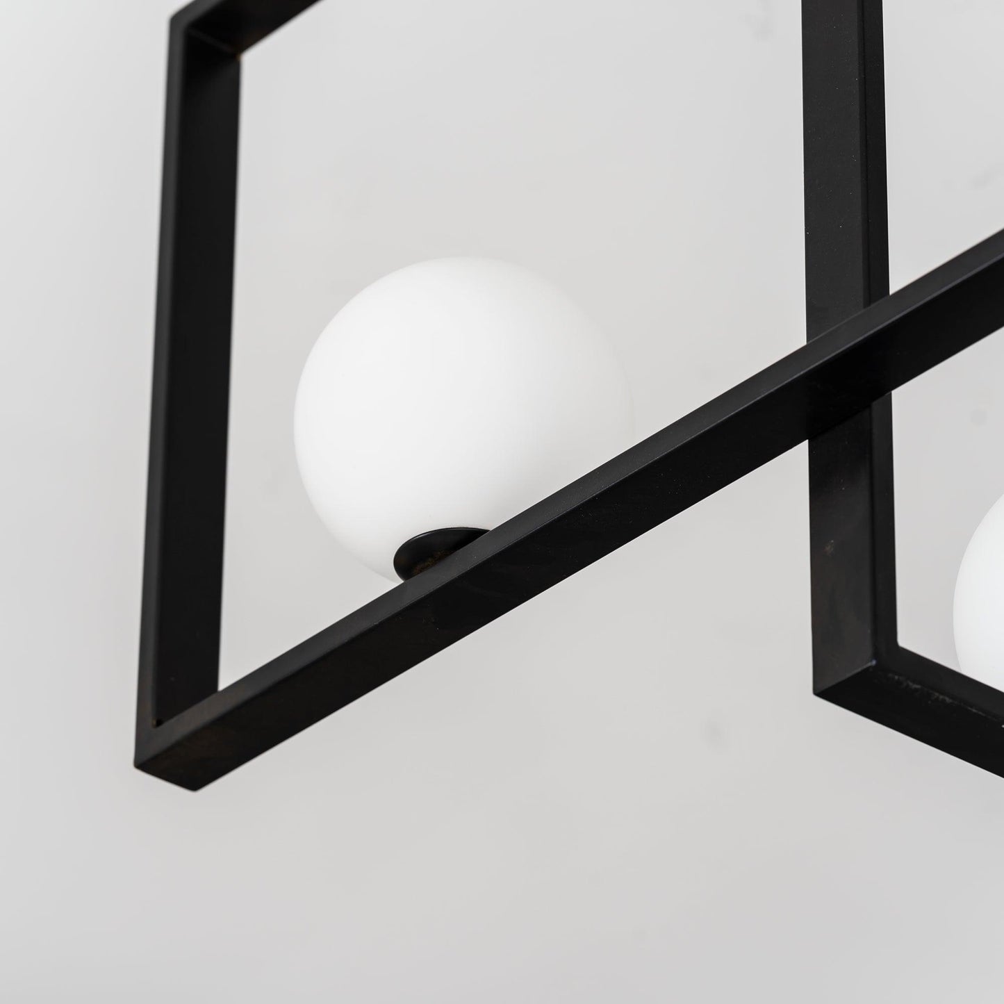 Mondrian Glass Ceiling Light - Modern Design, Adjustable Brightness