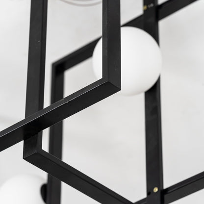 Mondrian Glass Ceiling Light - Modern Design, Adjustable Brightness