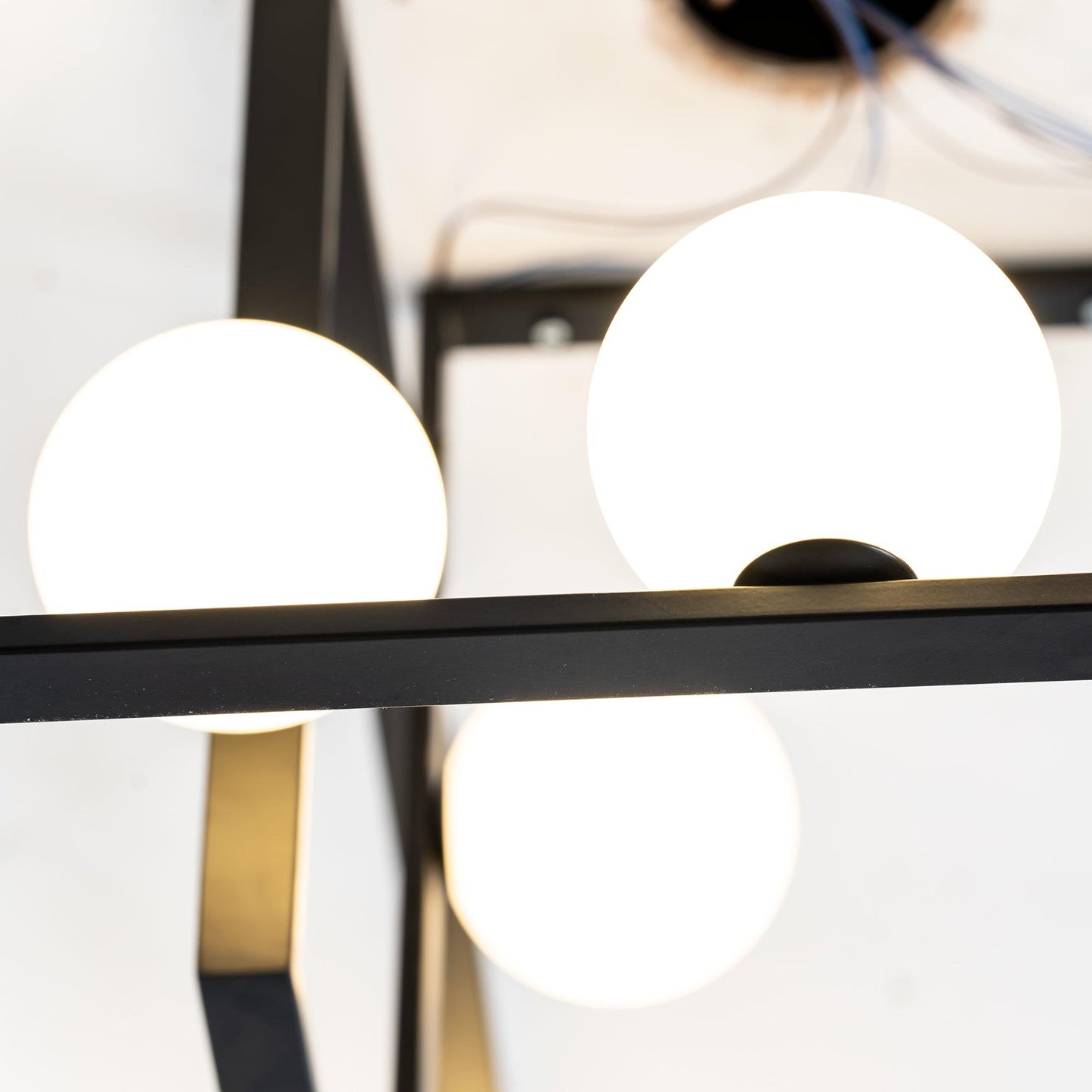 Mondrian Glass Ceiling Light - Modern Design, Adjustable Brightness