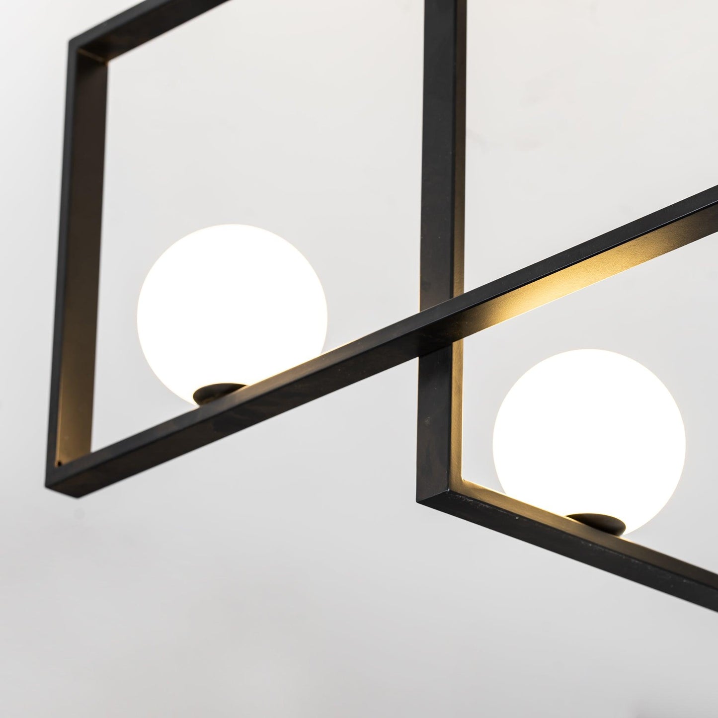 Mondrian Glass Ceiling Light - Modern Design, Adjustable Brightness