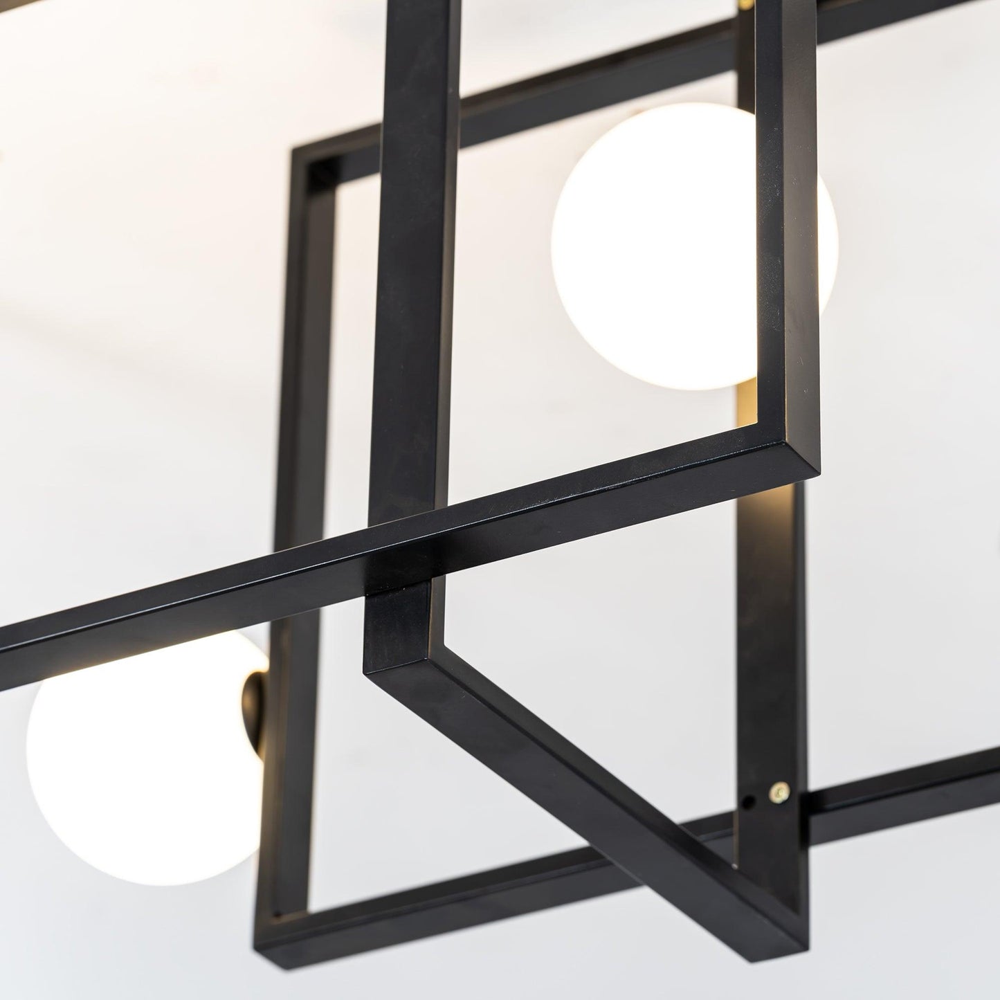 Mondrian Glass Ceiling Light - Modern Design, Adjustable Brightness