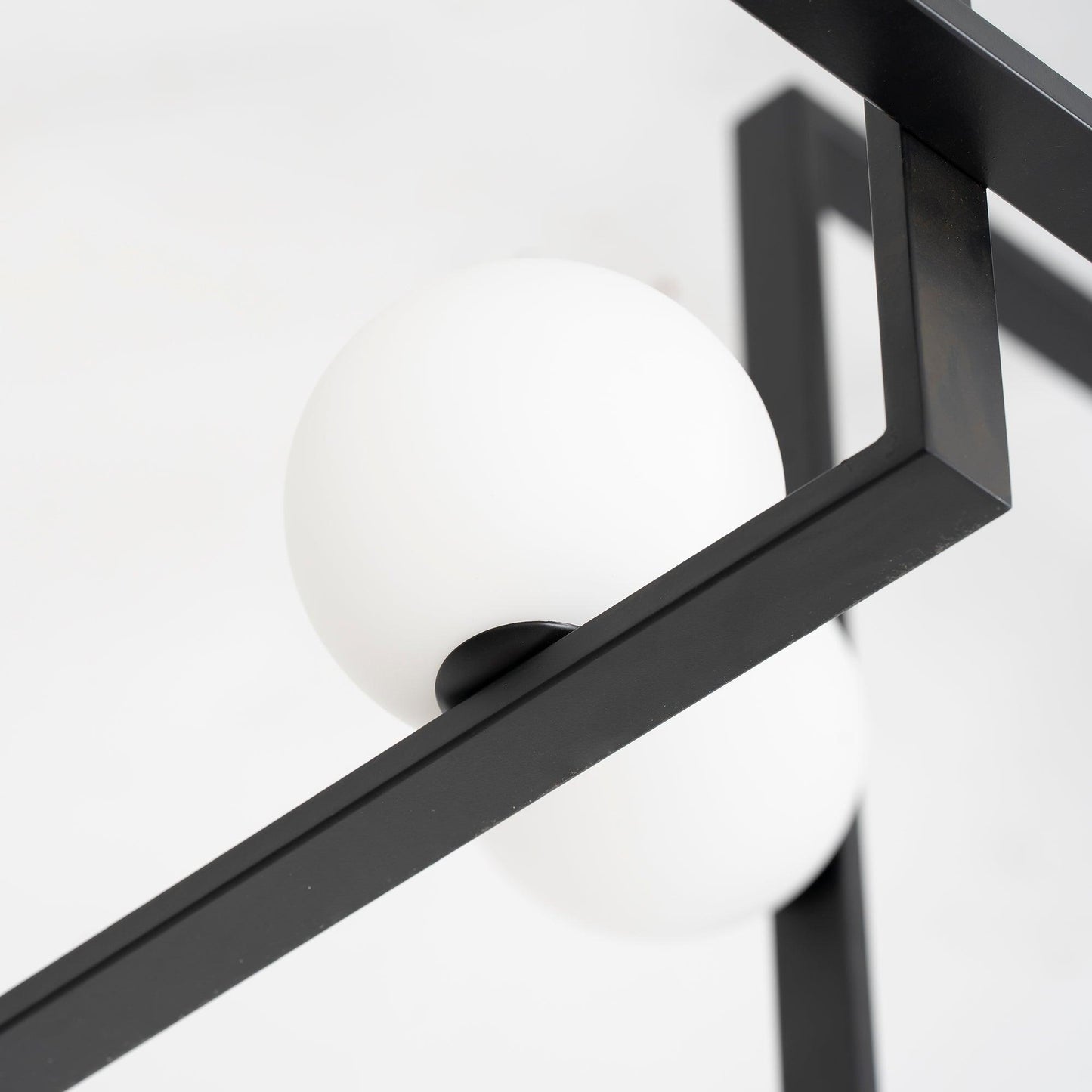 Mondrian Glass Ceiling Light - Modern Design, Adjustable Brightness
