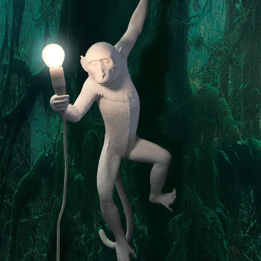 Monkey Wall Lamp - Adjustable Arm, Energy-Efficient LED Lighting