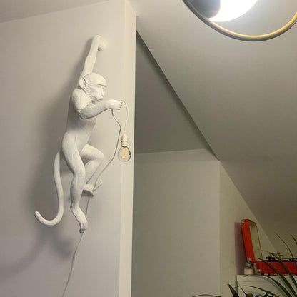 Monkey Wall Lamp - Adjustable Arm, Energy-Efficient LED Lighting