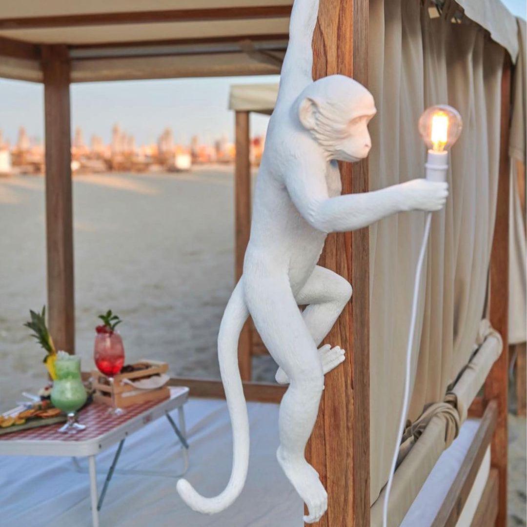 Monkey Wall Lamp - Adjustable Arm, Energy-Efficient LED Lighting