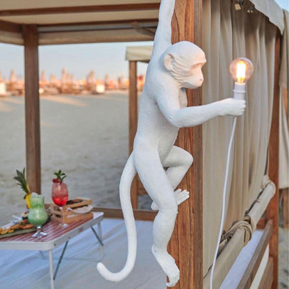 Monkey Wall Lamp - Adjustable Arm, Energy-Efficient LED Lighting