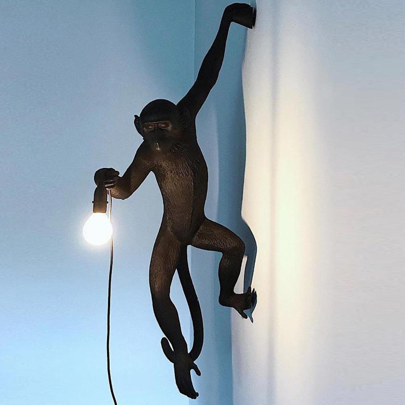 Monkey Wall Lamp - Adjustable Arm, Energy-Efficient LED Lighting