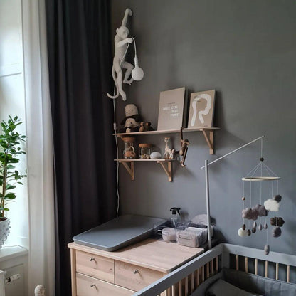 Monkey Wall Lamp - Adjustable Arm, Energy-Efficient LED Lighting