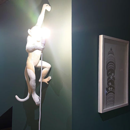 Monkey Wall Lamp - Adjustable Arm, Energy-Efficient LED Lighting