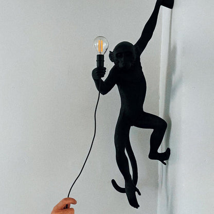 Monkey Wall Lamp - Adjustable Arm, Energy-Efficient LED Lighting