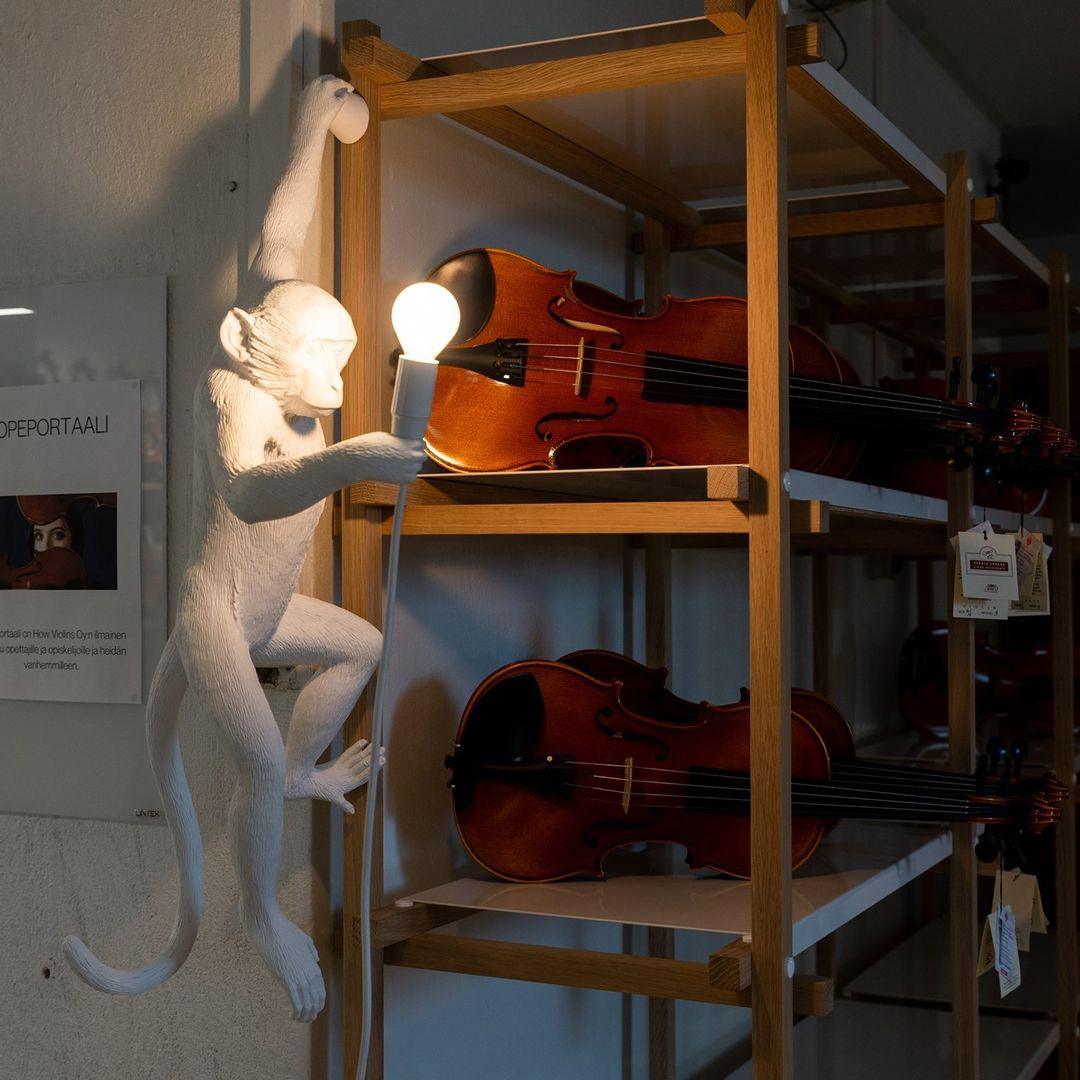 Monkey Wall Lamp - Adjustable Arm, Energy-Efficient LED Lighting