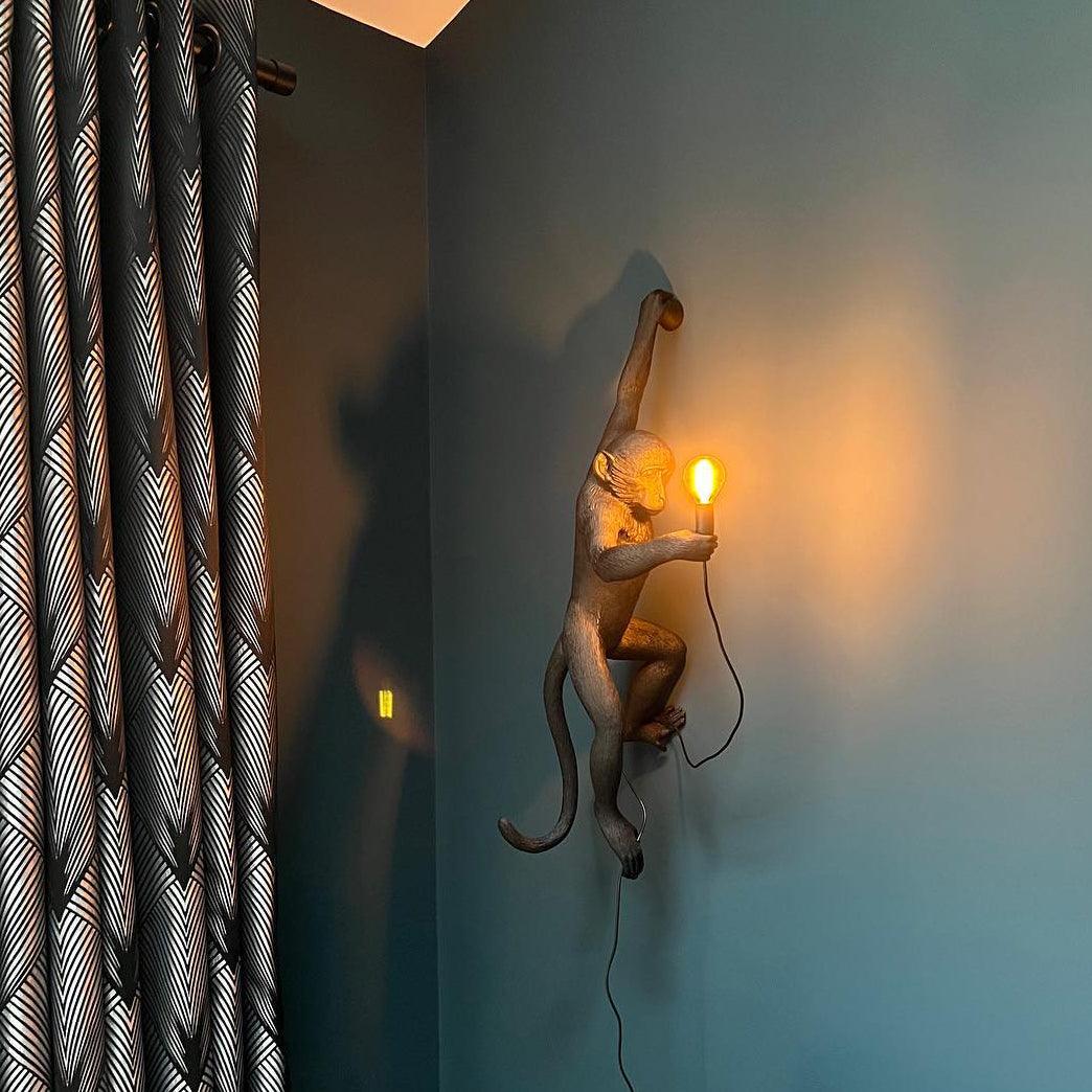 Monkey Wall Lamp - Adjustable Arm, Energy-Efficient LED Lighting