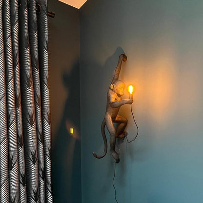 Monkey Wall Lamp - Adjustable Arm, Energy-Efficient LED Lighting