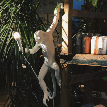 Monkey Wall Lamp - Adjustable Arm, Energy-Efficient LED Lighting