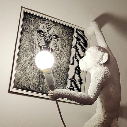 Monkey Wall Lamp - Adjustable Arm, Energy-Efficient LED Lighting