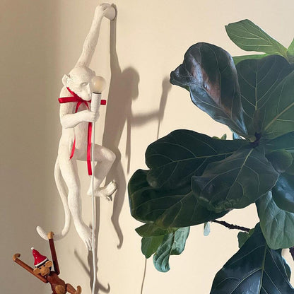 Monkey Wall Lamp - Adjustable Arm, Energy-Efficient LED Lighting