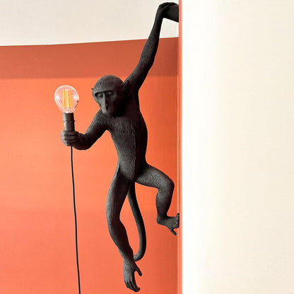 Monkey Wall Lamp - Adjustable Arm, Energy-Efficient LED Lighting