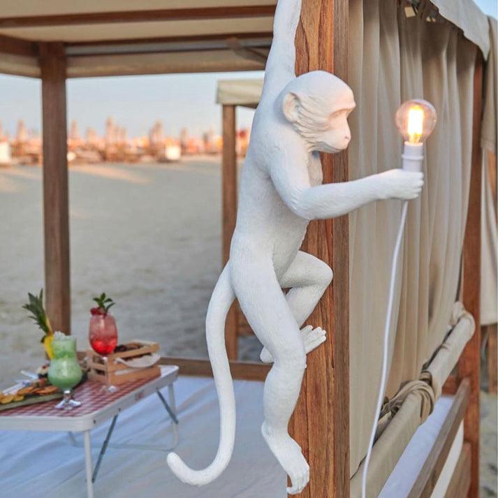 Monkey Wall Lamp - Adjustable Arm, Energy-Efficient LED Lighting