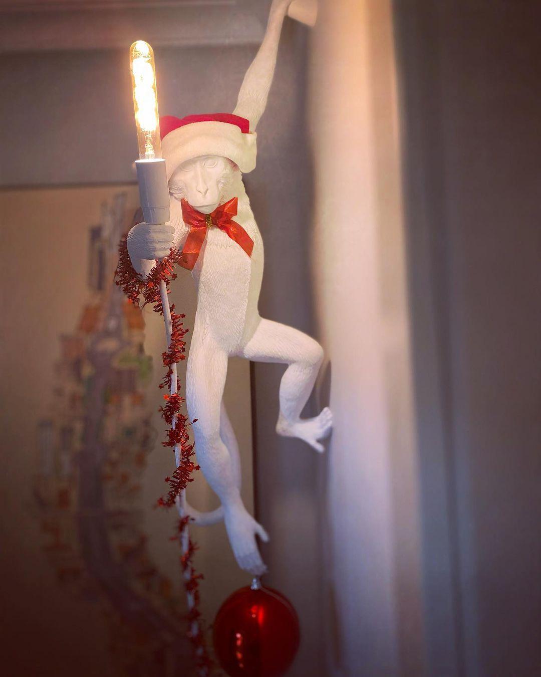 Monkey Wall Lamp - Adjustable Arm, Energy-Efficient LED Lighting