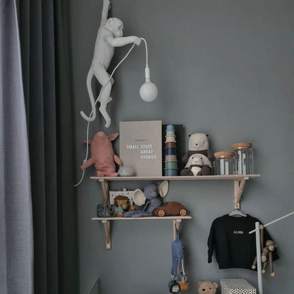 Monkey Wall Lamp - Adjustable Arm, Energy-Efficient LED Lighting