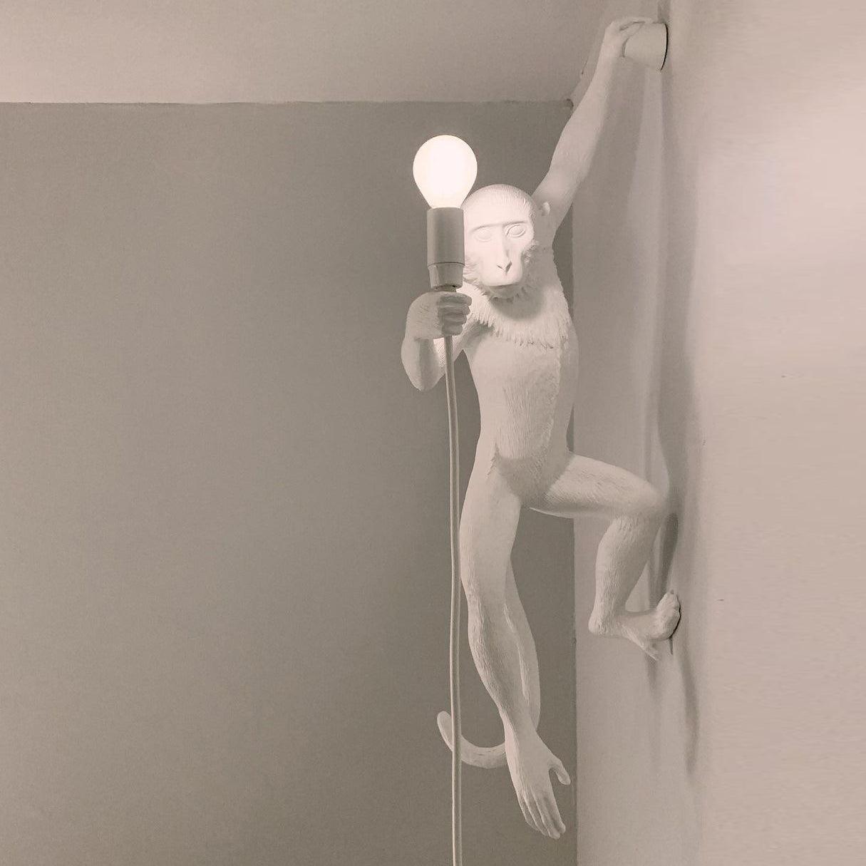 Monkey Wall Lamp - Adjustable Arm, Energy-Efficient LED Lighting