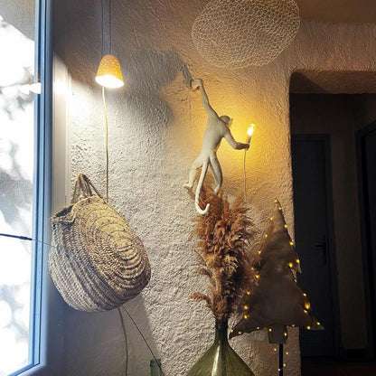 Monkey Wall Lamp - Adjustable Arm, Energy-Efficient LED Lighting