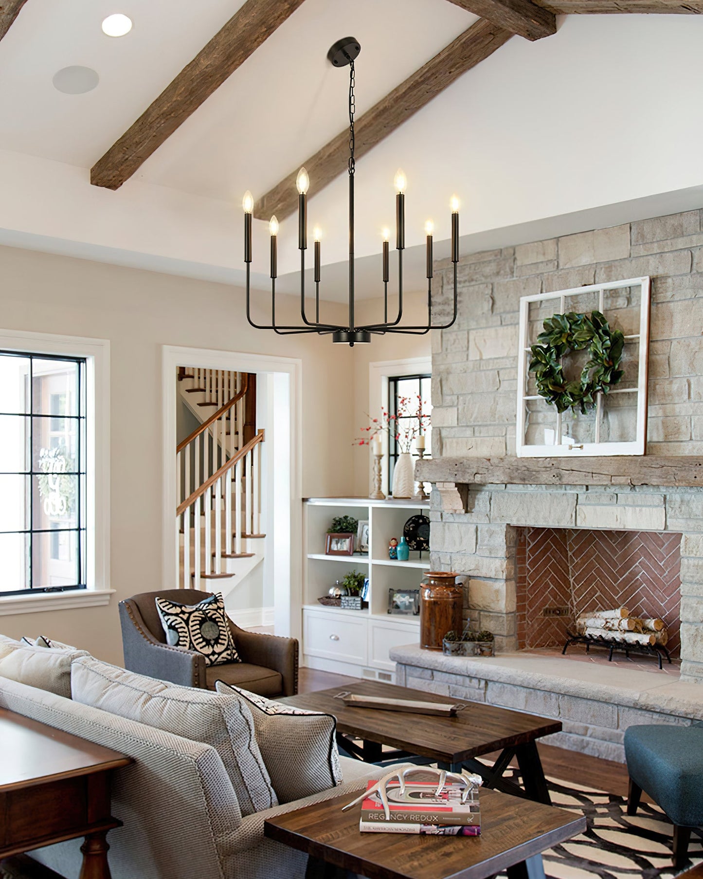 Monroe Chandelier - Elegant Lighting Fixture with Adjustable Height &
