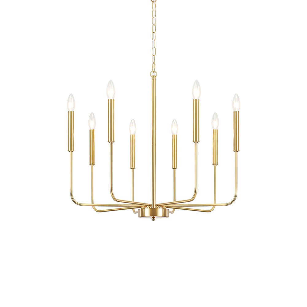 Monroe Chandelier - Elegant Lighting Fixture with Adjustable Height &