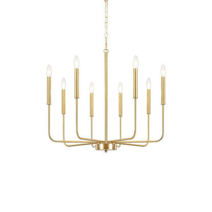 Monroe Chandelier - Elegant Lighting Fixture with Adjustable Height &