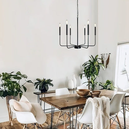 Monroe Chandelier - Elegant Lighting Fixture with Adjustable Height &