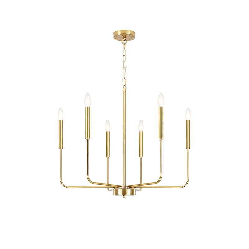 Monroe Chandelier - Elegant Lighting Fixture with Adjustable Height &