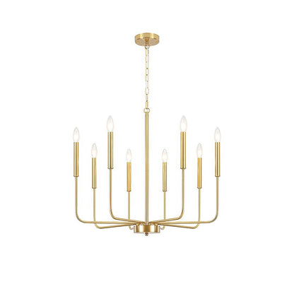 Monroe Chandelier - Elegant Lighting Fixture with Adjustable Height &