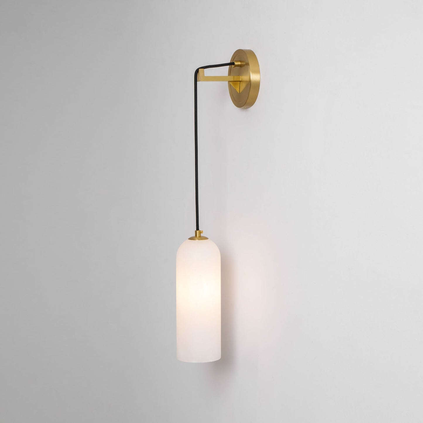 Monty Alabaster Wall Lamp - Adjustable Arm, Soft Warm Glow