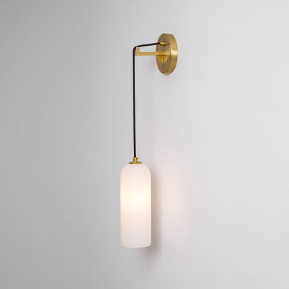 Monty Alabaster Wall Lamp - Adjustable Arm, Soft Warm Glow